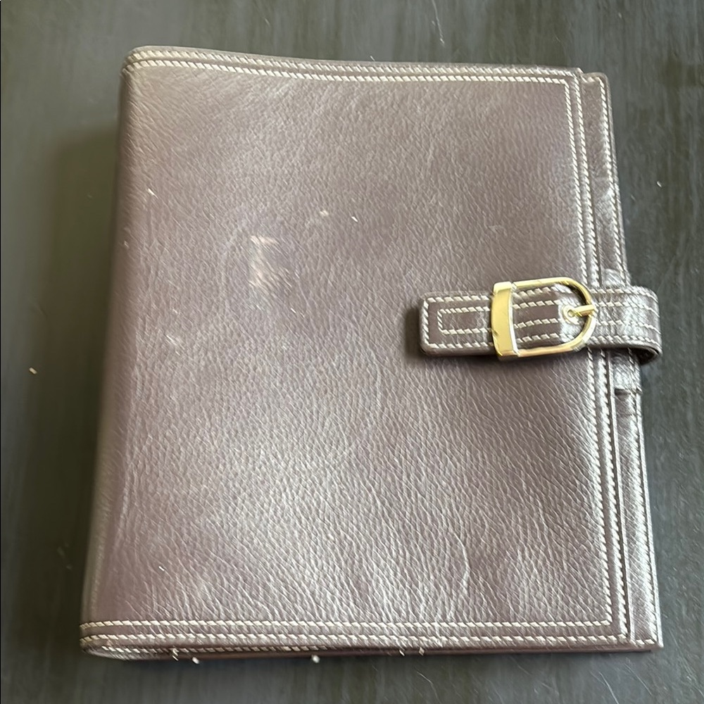 Day-Timer Leather Planner with Buckle